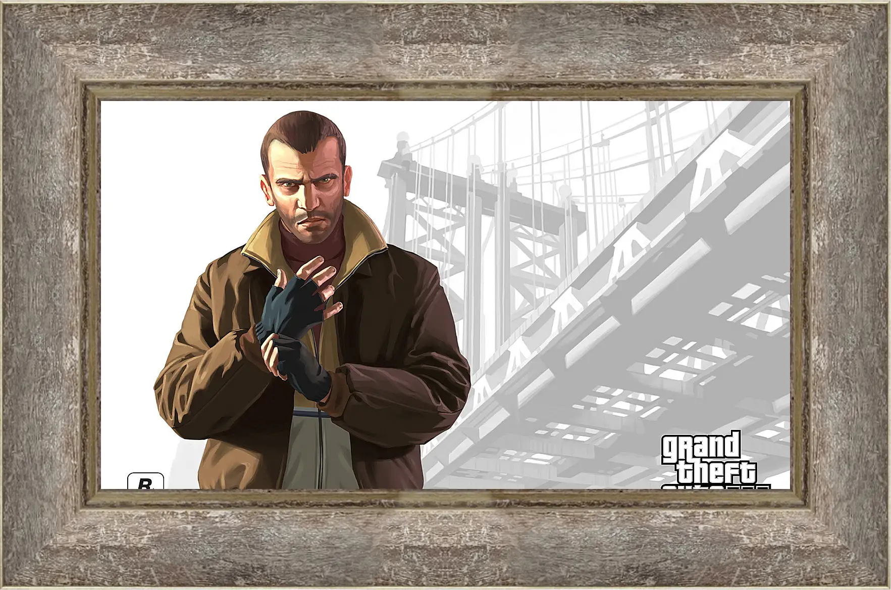 Картина в раме - gta, grand theft auto 4, niko bellic
