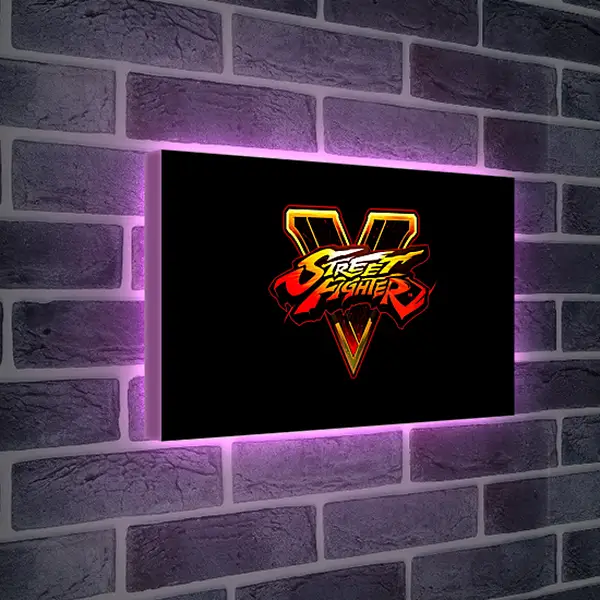 Лайтбокс световая панель - street fighter v, fighting, logo
