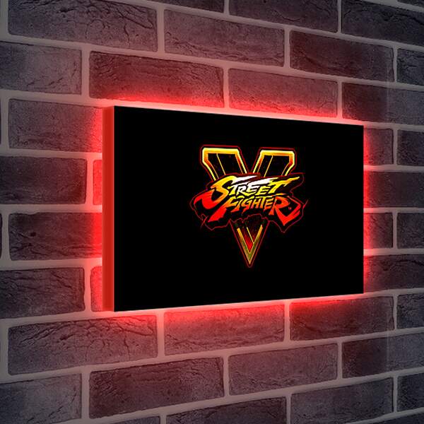 Лайтбокс световая панель - street fighter v, fighting, logo
