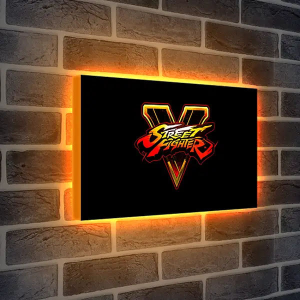 Лайтбокс световая панель - street fighter v, fighting, logo
