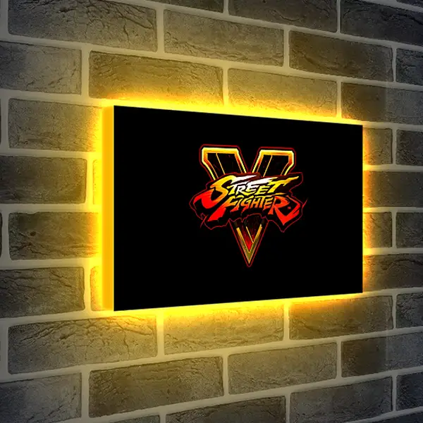 Лайтбокс световая панель - street fighter v, fighting, logo
