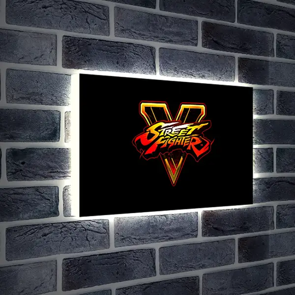 Лайтбокс световая панель - street fighter v, fighting, logo
