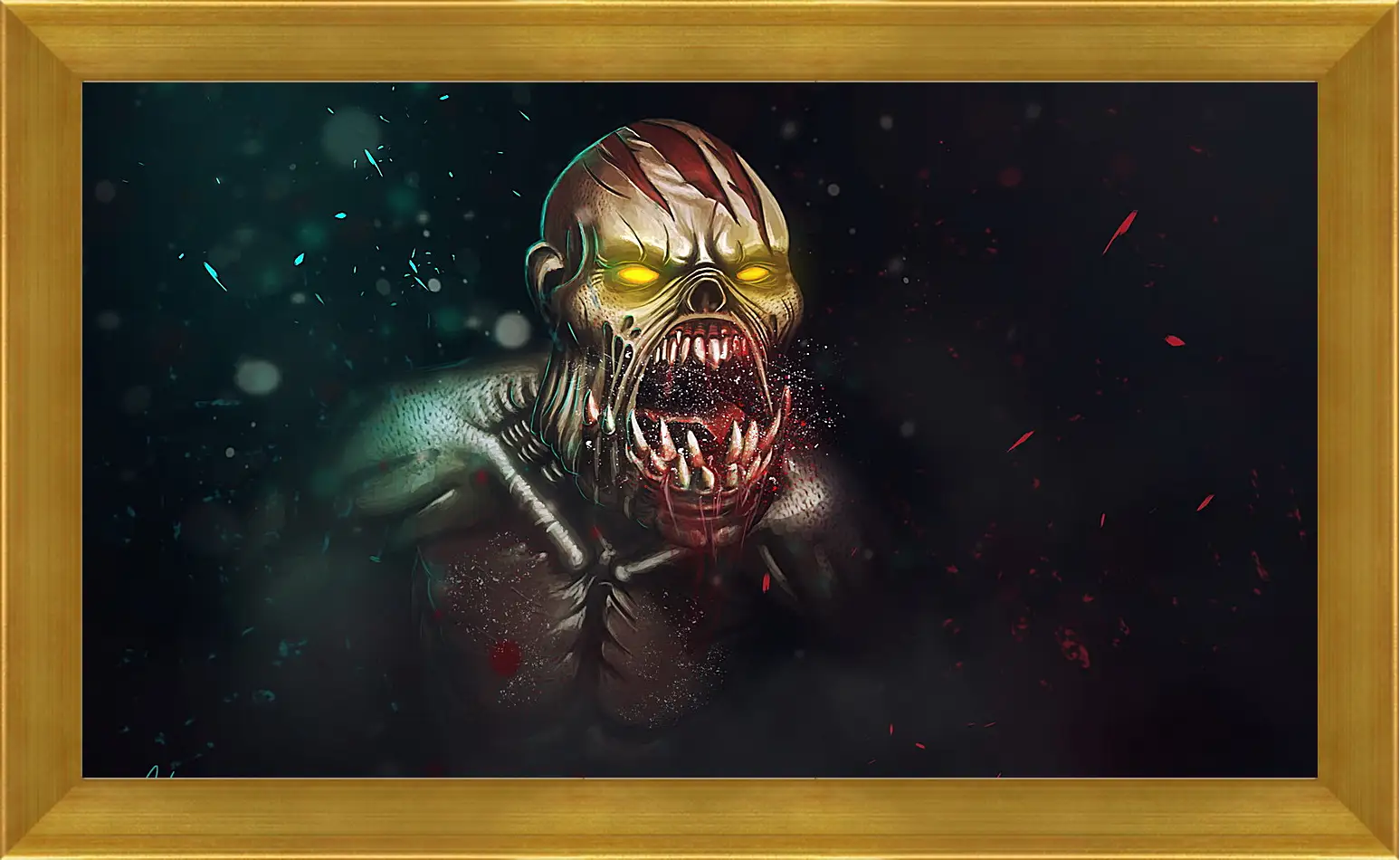 Картина в раме - lifestealer, dota 2, art