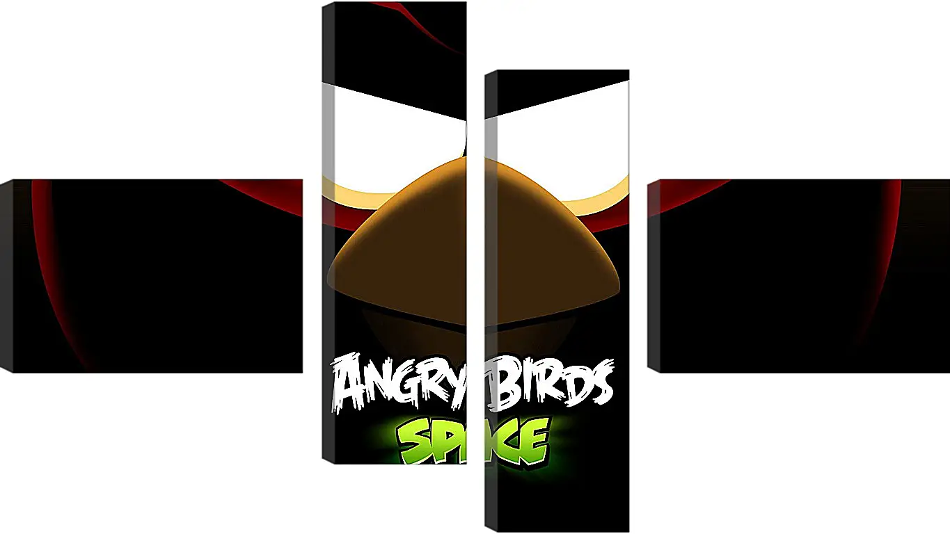 Модульная картина - angry birds space, angry birds, bird
