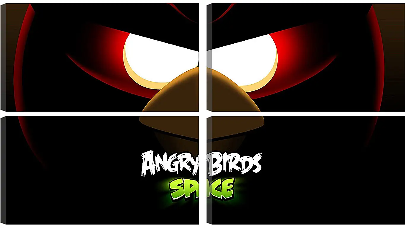 Модульная картина - angry birds space, angry birds, bird
