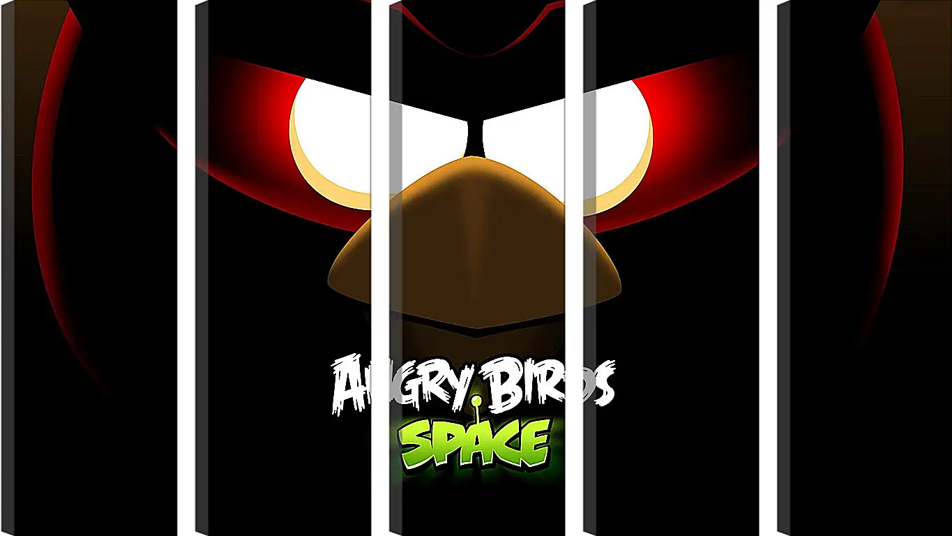 Модульная картина - angry birds space, angry birds, bird
