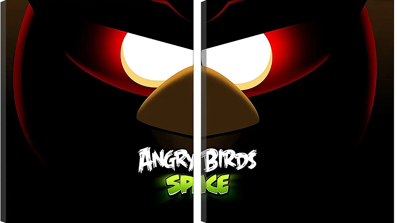 Модульная картина - angry birds space, angry birds, bird
