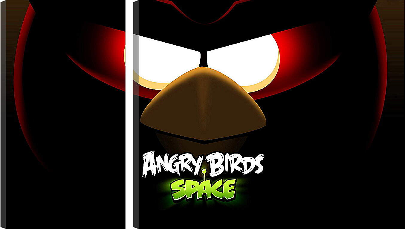 Модульная картина - angry birds space, angry birds, bird
