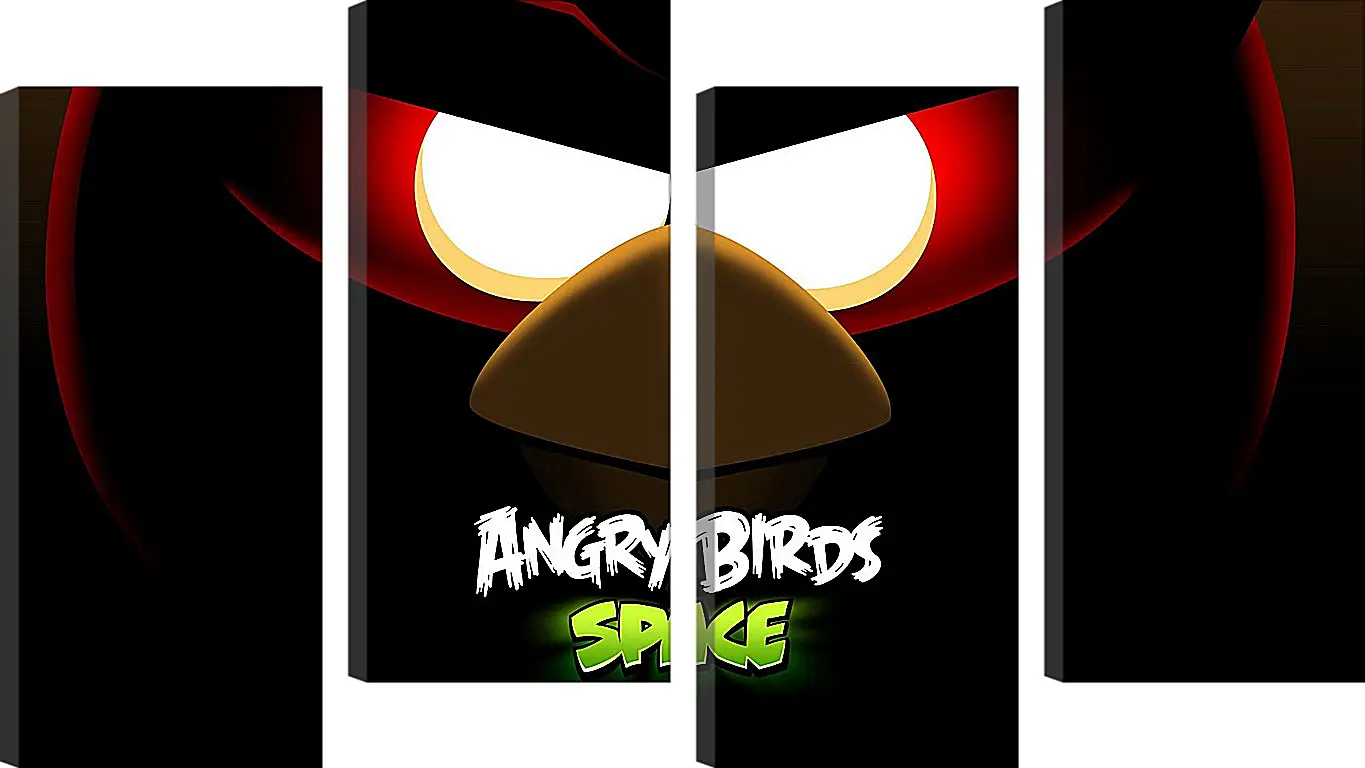 Модульная картина - angry birds space, angry birds, bird
