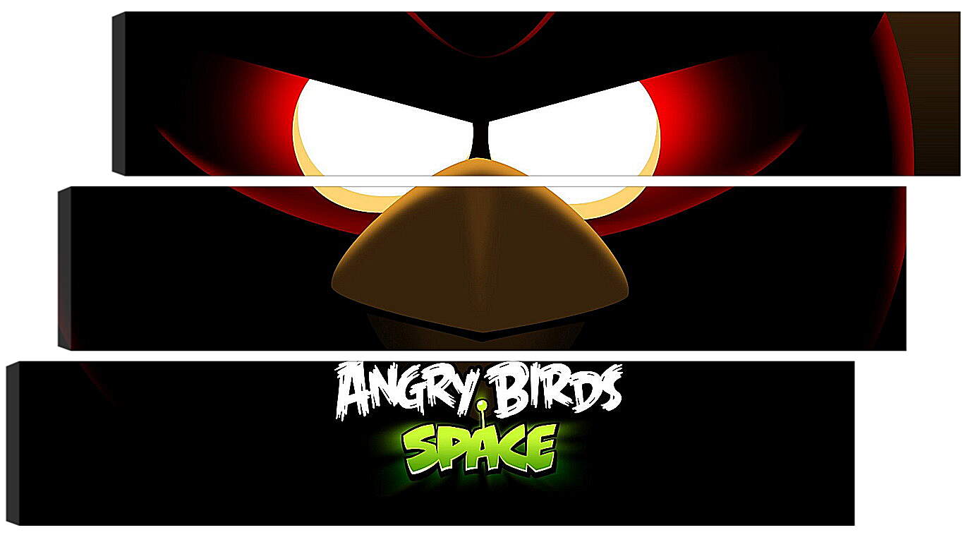Модульная картина - angry birds space, angry birds, bird
