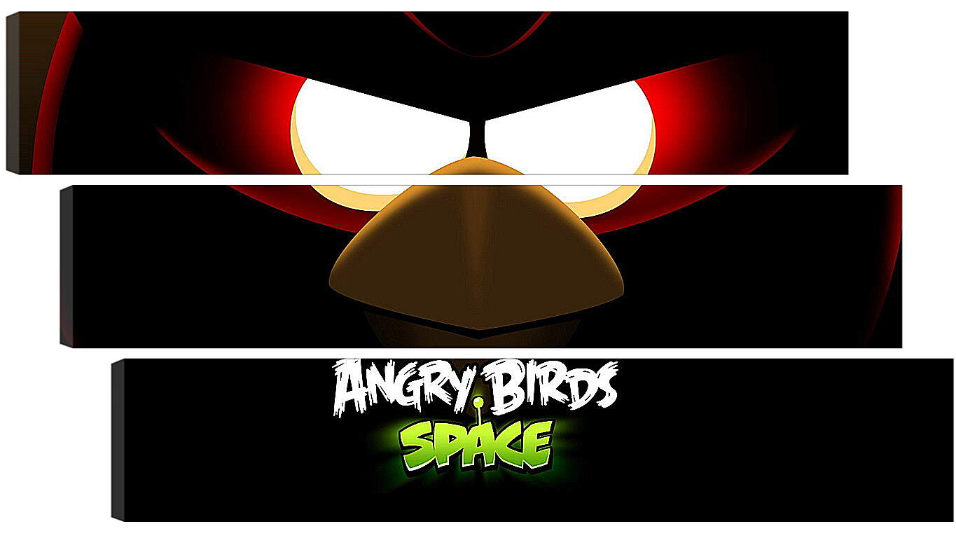 Модульная картина - angry birds space, angry birds, bird
