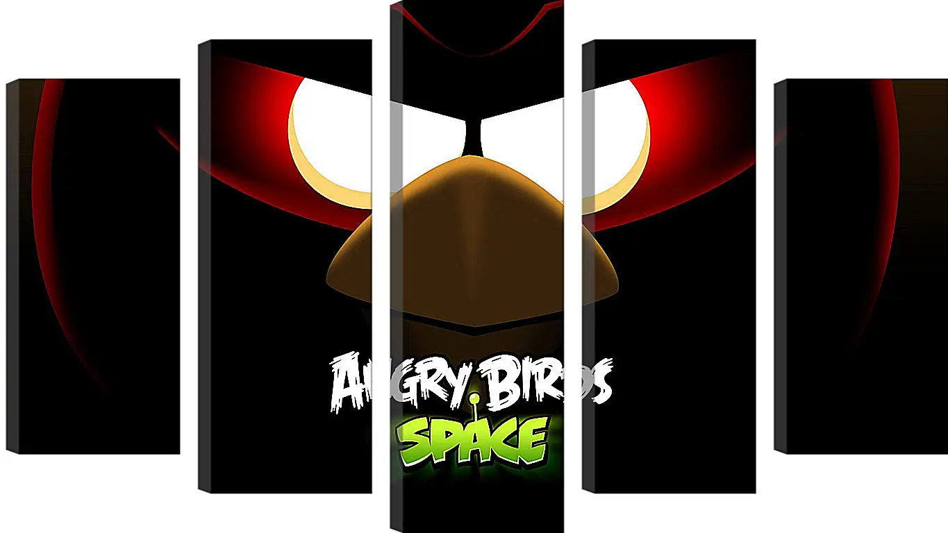 Модульная картина - angry birds space, angry birds, bird
