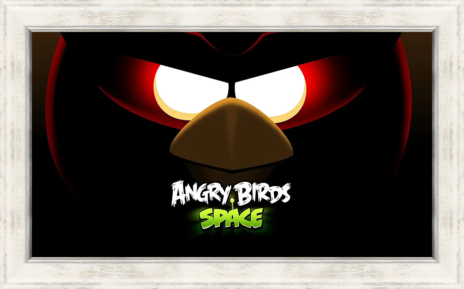 Картина в раме - angry birds space, angry birds, bird
