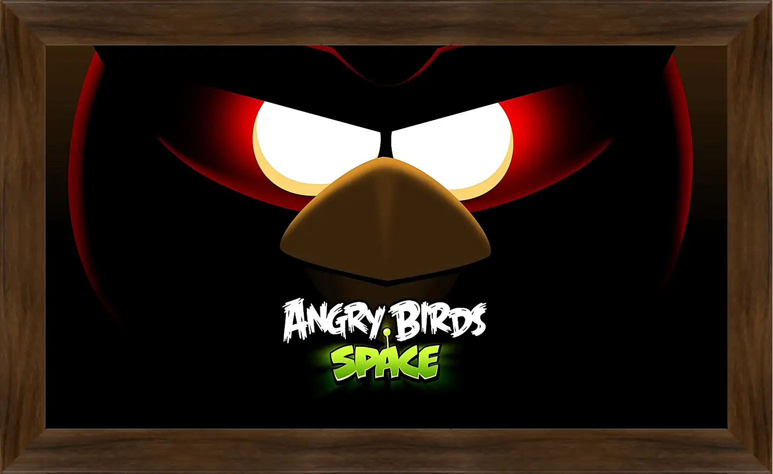 Картина в раме - angry birds space, angry birds, bird
