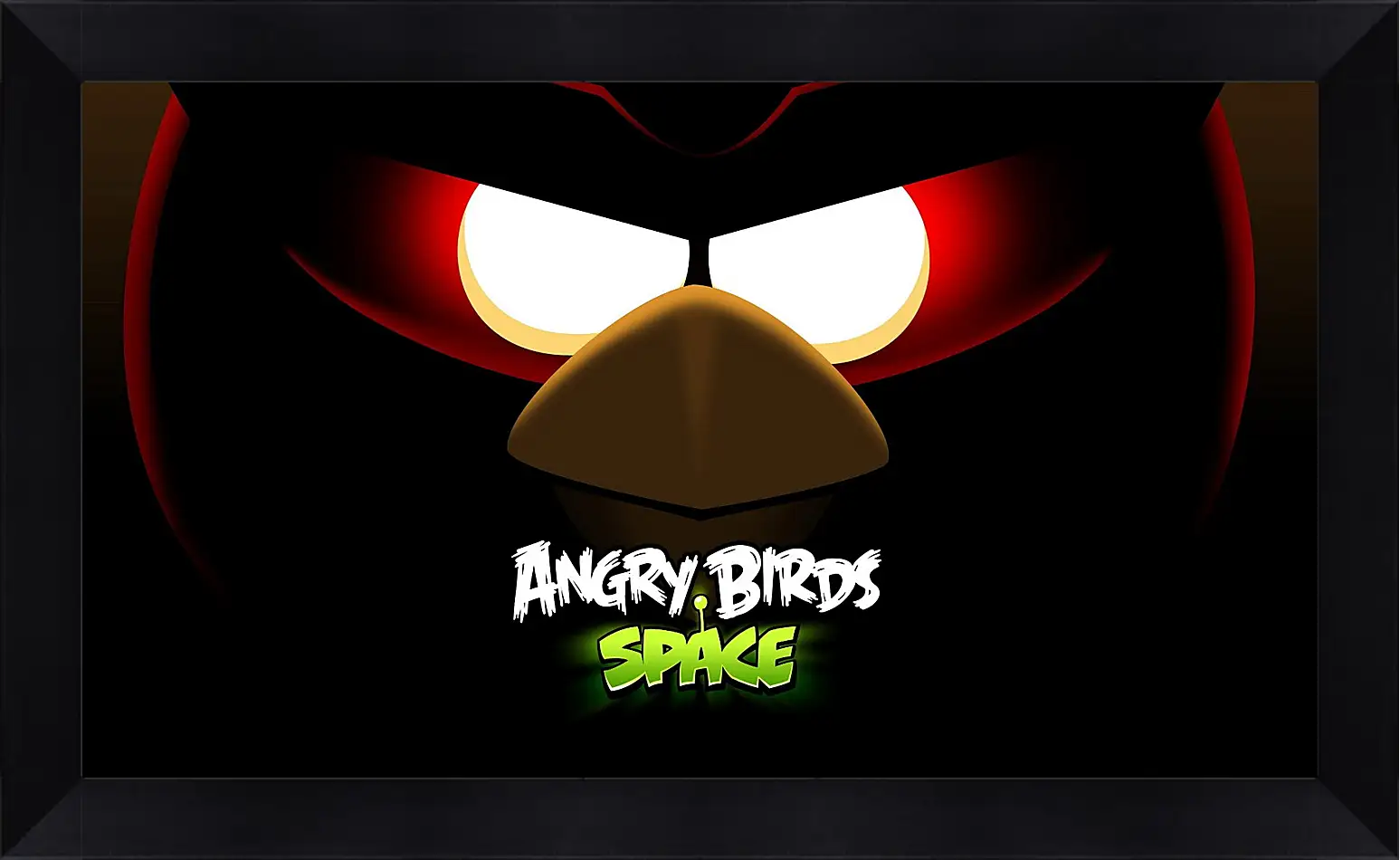 Картина в раме - angry birds space, angry birds, bird
