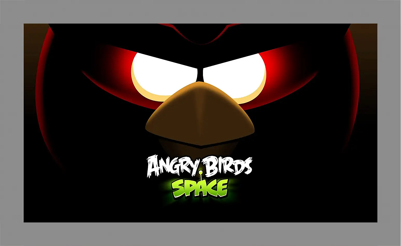 Картина в раме - angry birds space, angry birds, bird
