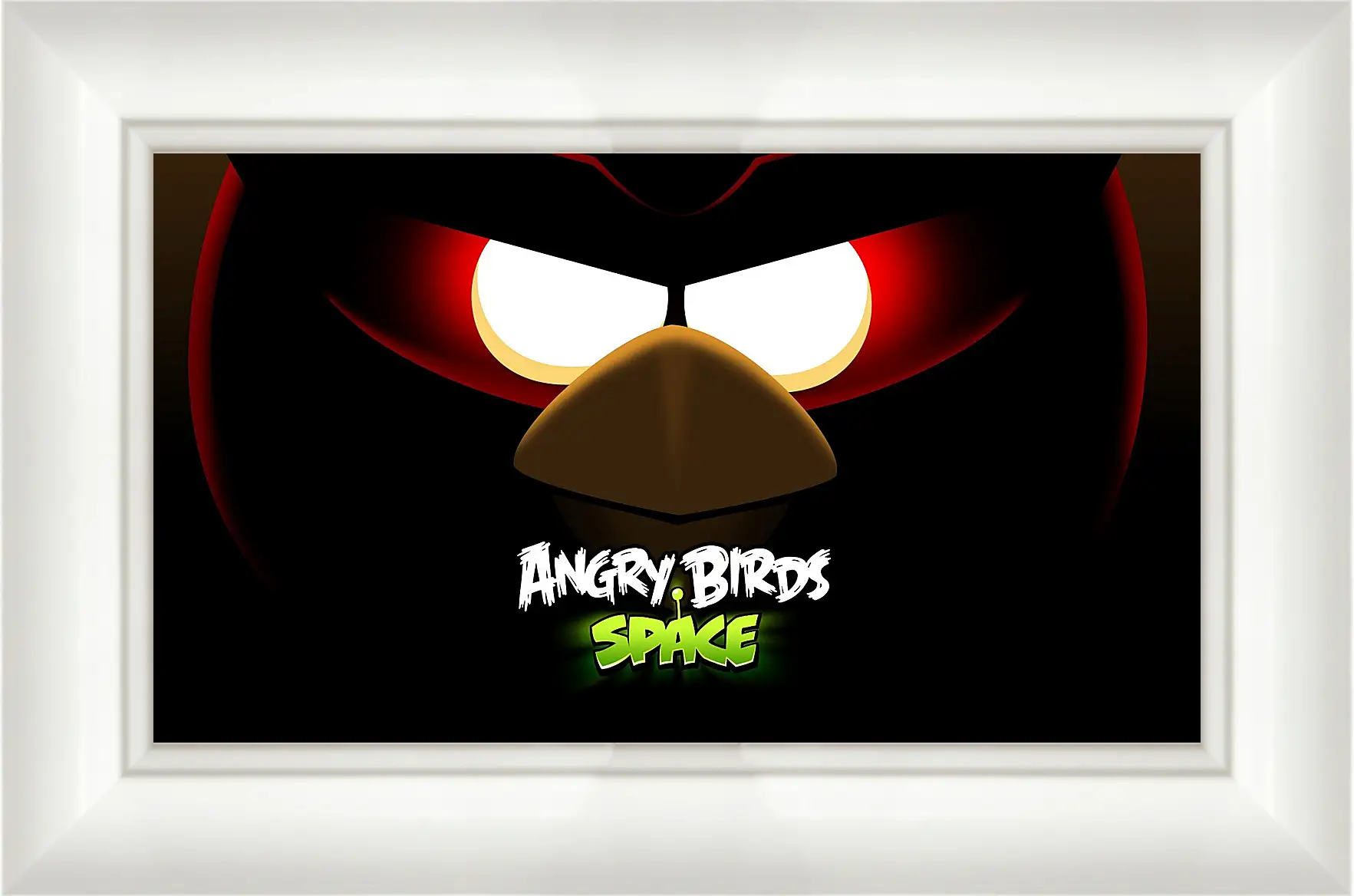 Картина в раме - angry birds space, angry birds, bird
