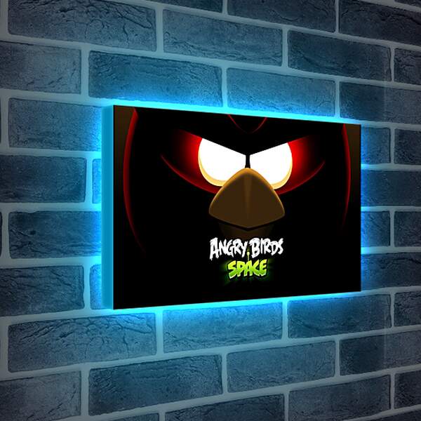Лайтбокс световая панель - angry birds space, angry birds, bird
