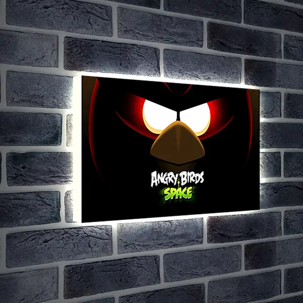 Лайтбокс световая панель - angry birds space, angry birds, bird
