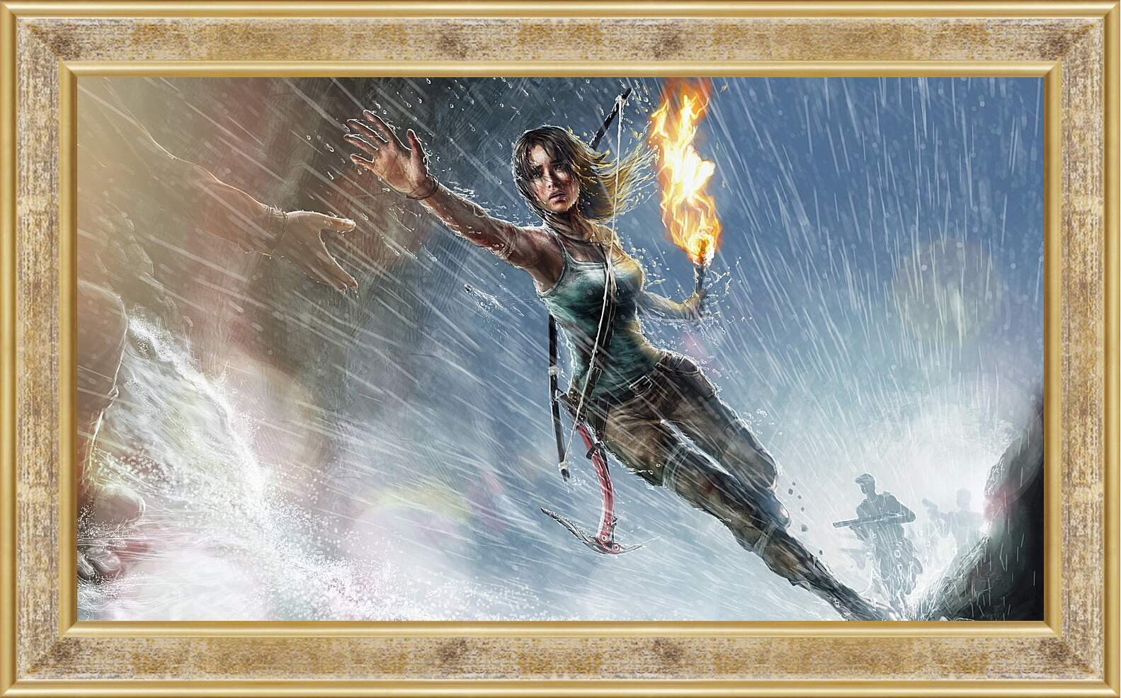 Картина в раме - lara croft, tomb raider, girl