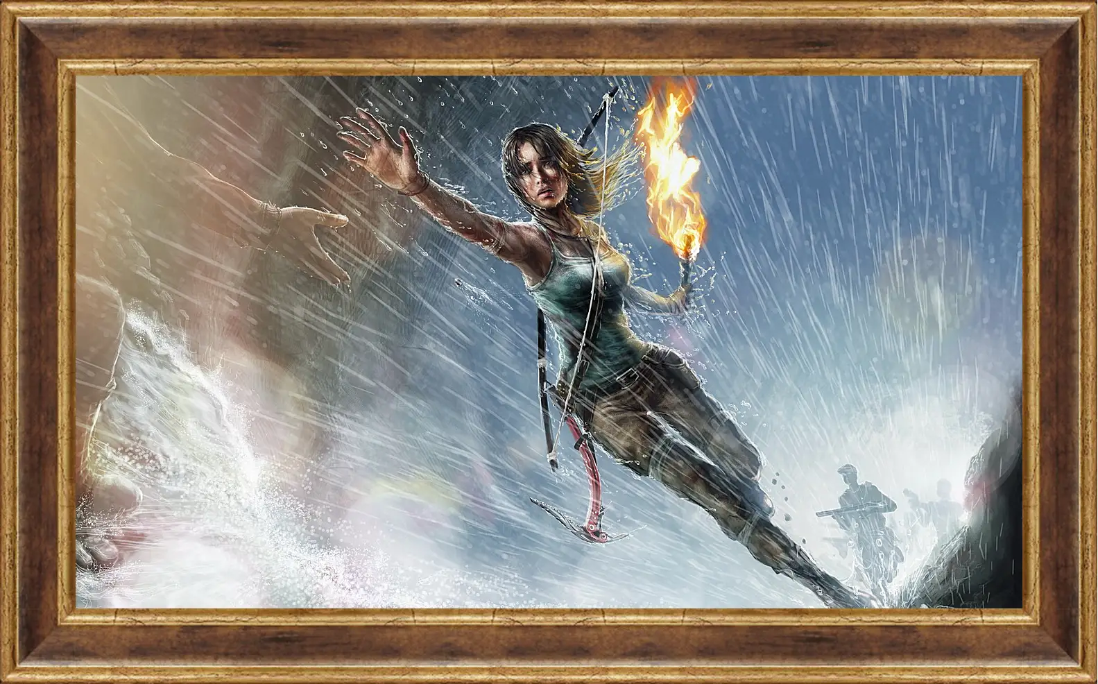 Картина в раме - lara croft, tomb raider, girl