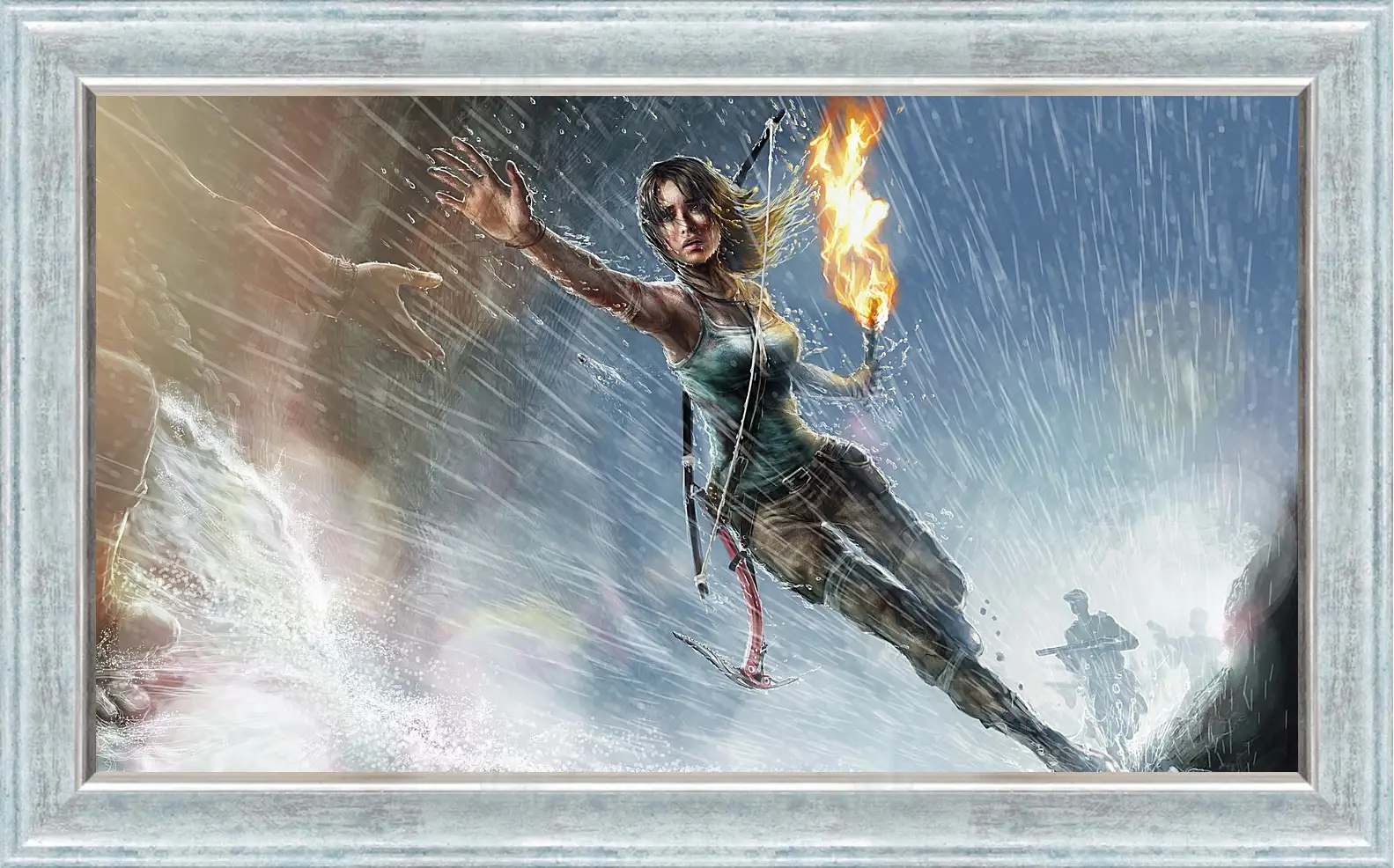 Картина в раме - lara croft, tomb raider, girl