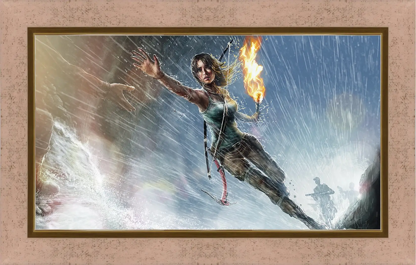 Картина в раме - lara croft, tomb raider, girl