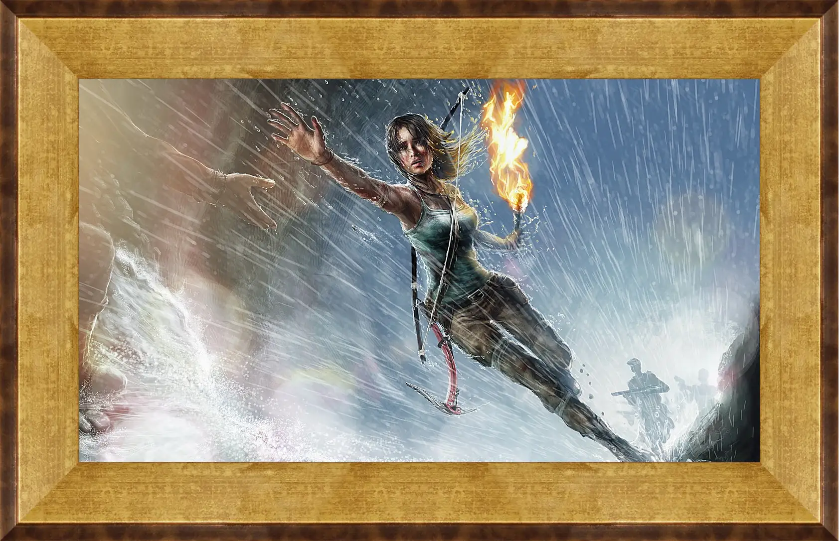 Картина в раме - lara croft, tomb raider, girl