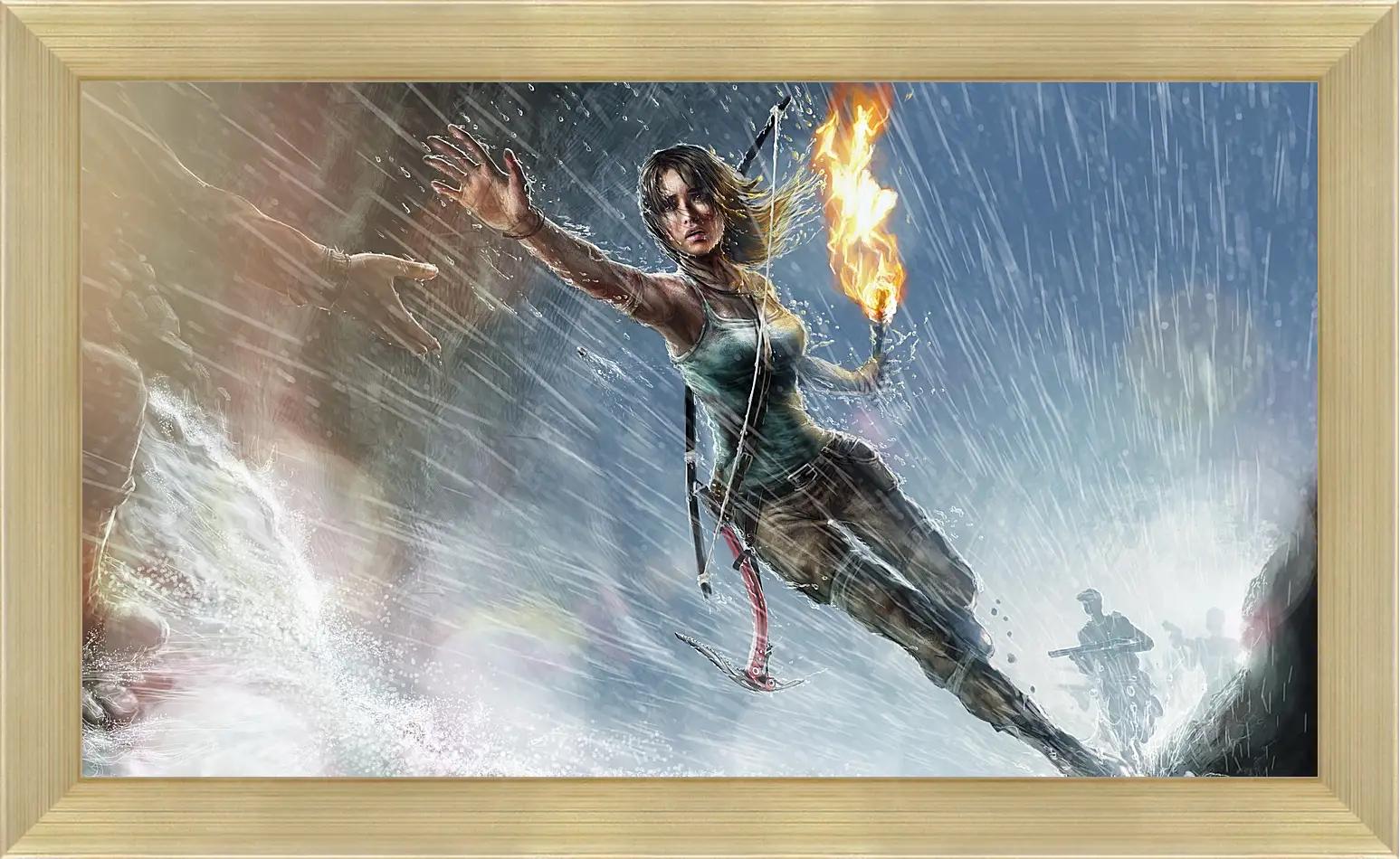 Картина в раме - lara croft, tomb raider, girl