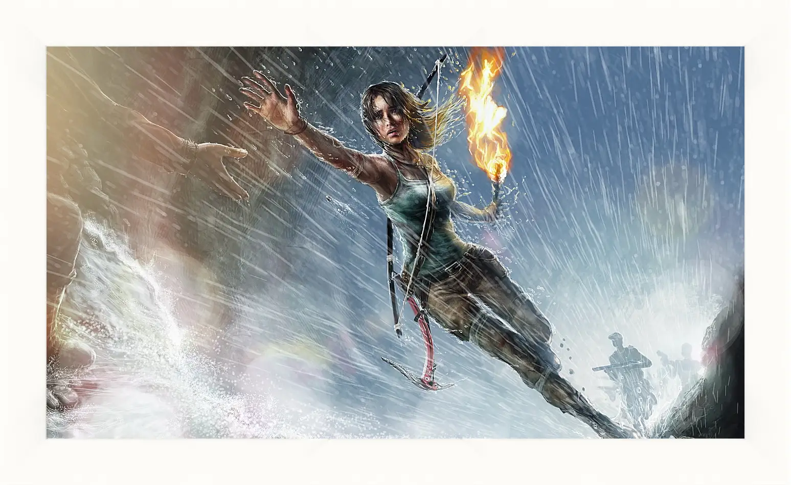 Картина в раме - lara croft, tomb raider, girl