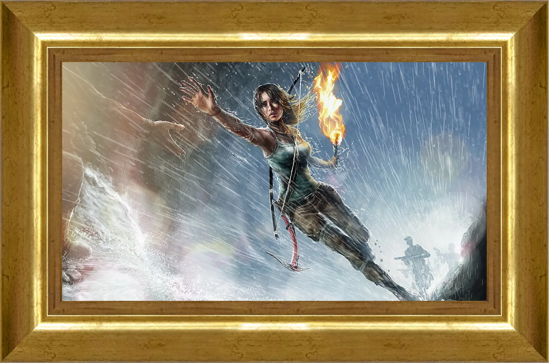 Картина в раме - lara croft, tomb raider, girl