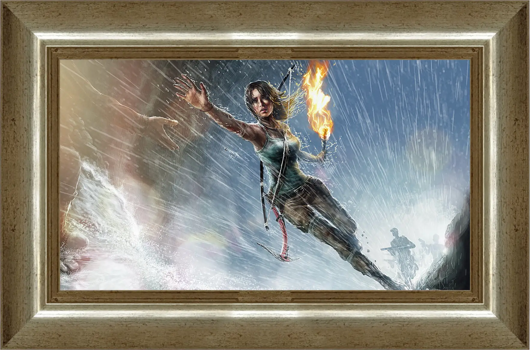 Картина в раме - lara croft, tomb raider, girl