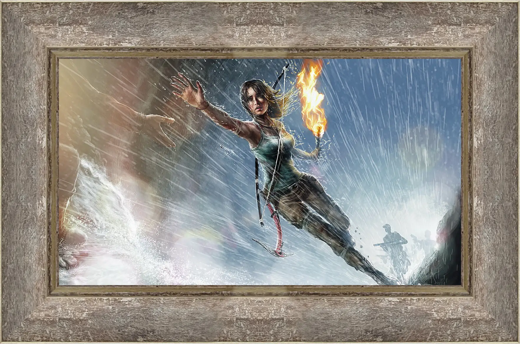 Картина в раме - lara croft, tomb raider, girl