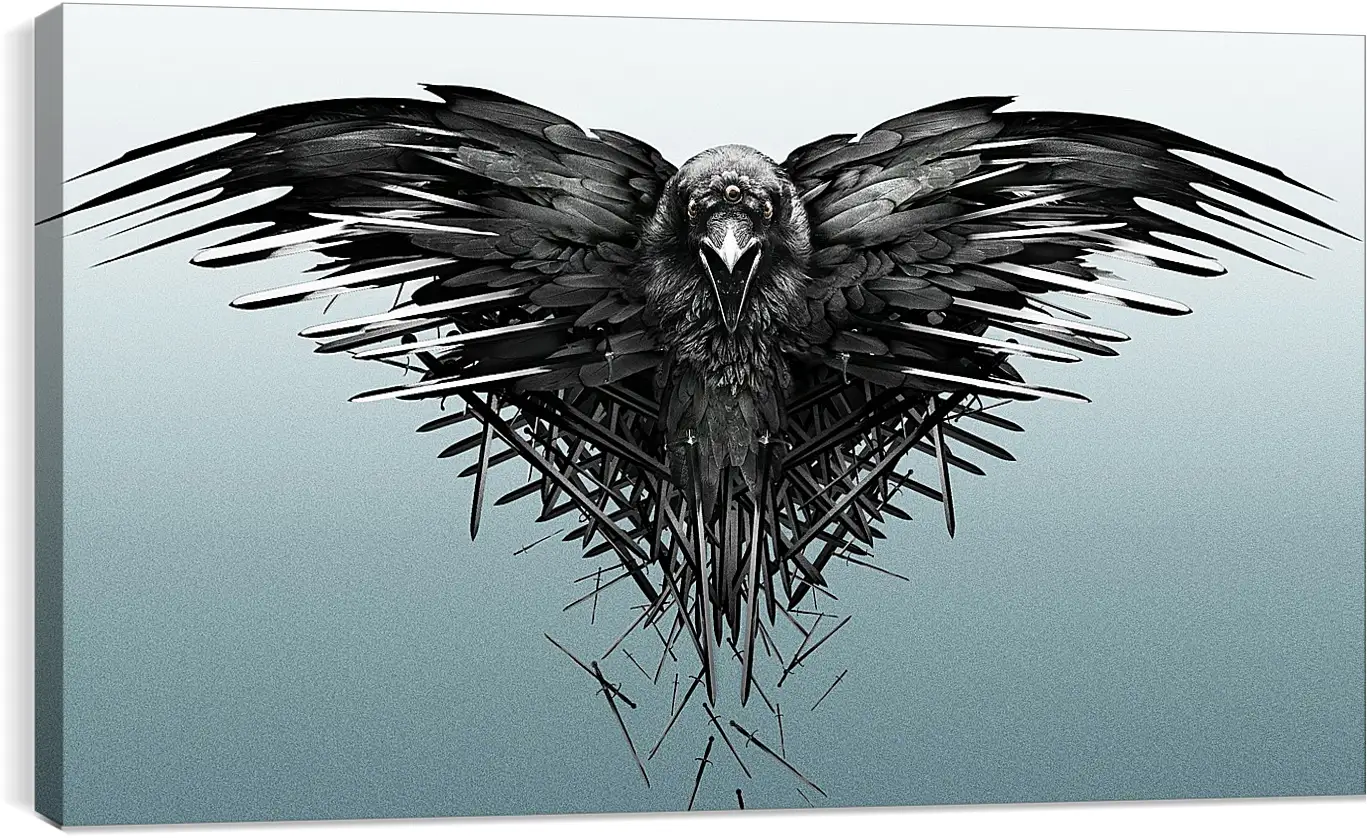 Постер и плакат - game of thrones, game, raven
