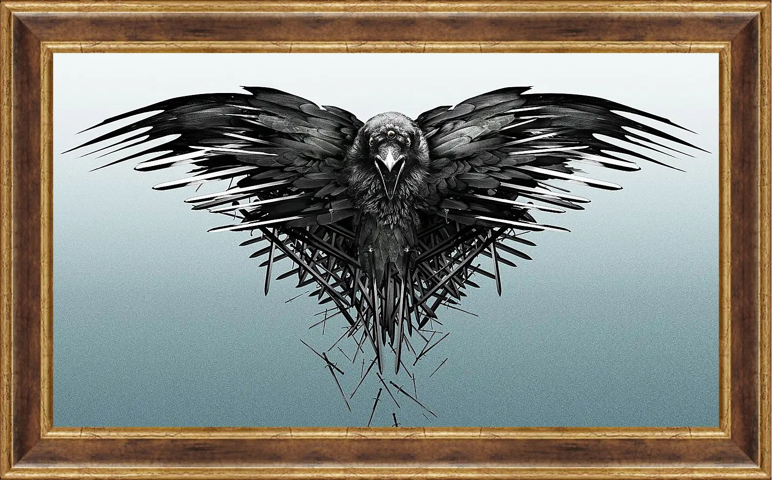 Картина в раме - game of thrones, game, raven
