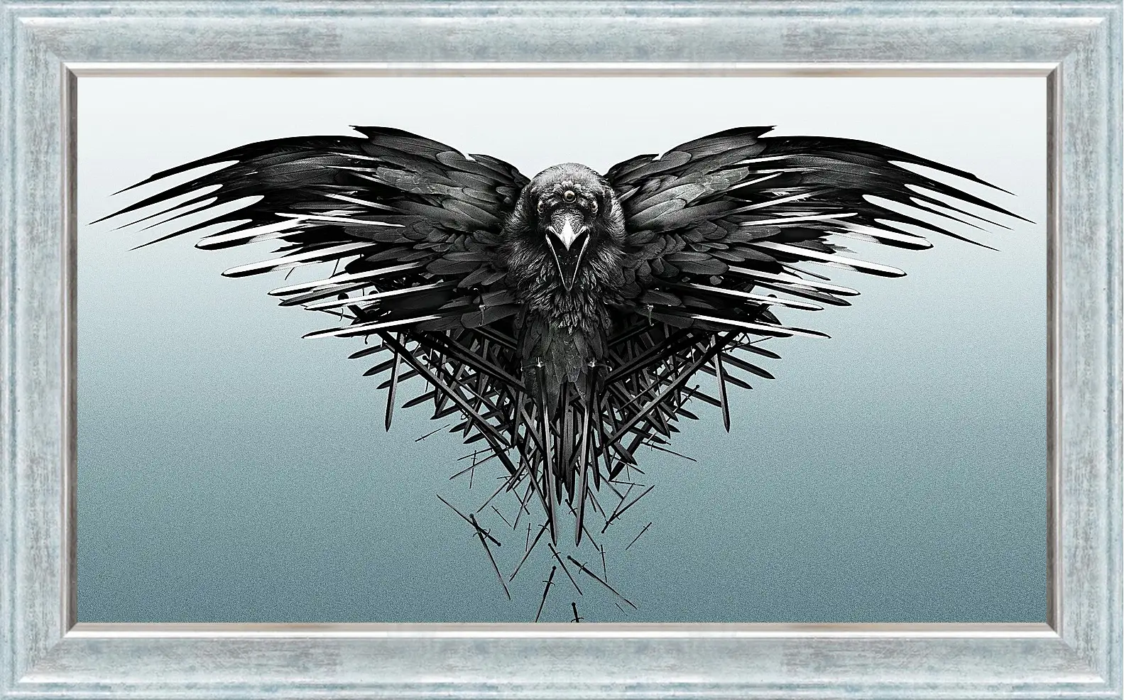 Картина в раме - game of thrones, game, raven
