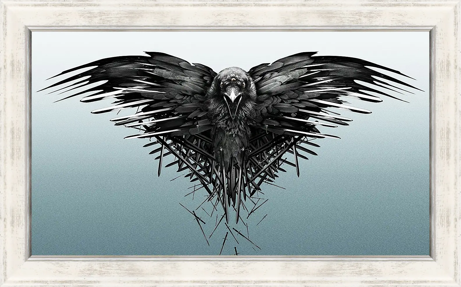 Картина в раме - game of thrones, game, raven
