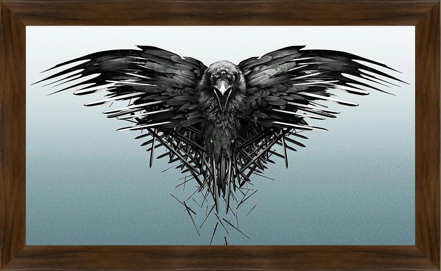 Картина в раме - game of thrones, game, raven
