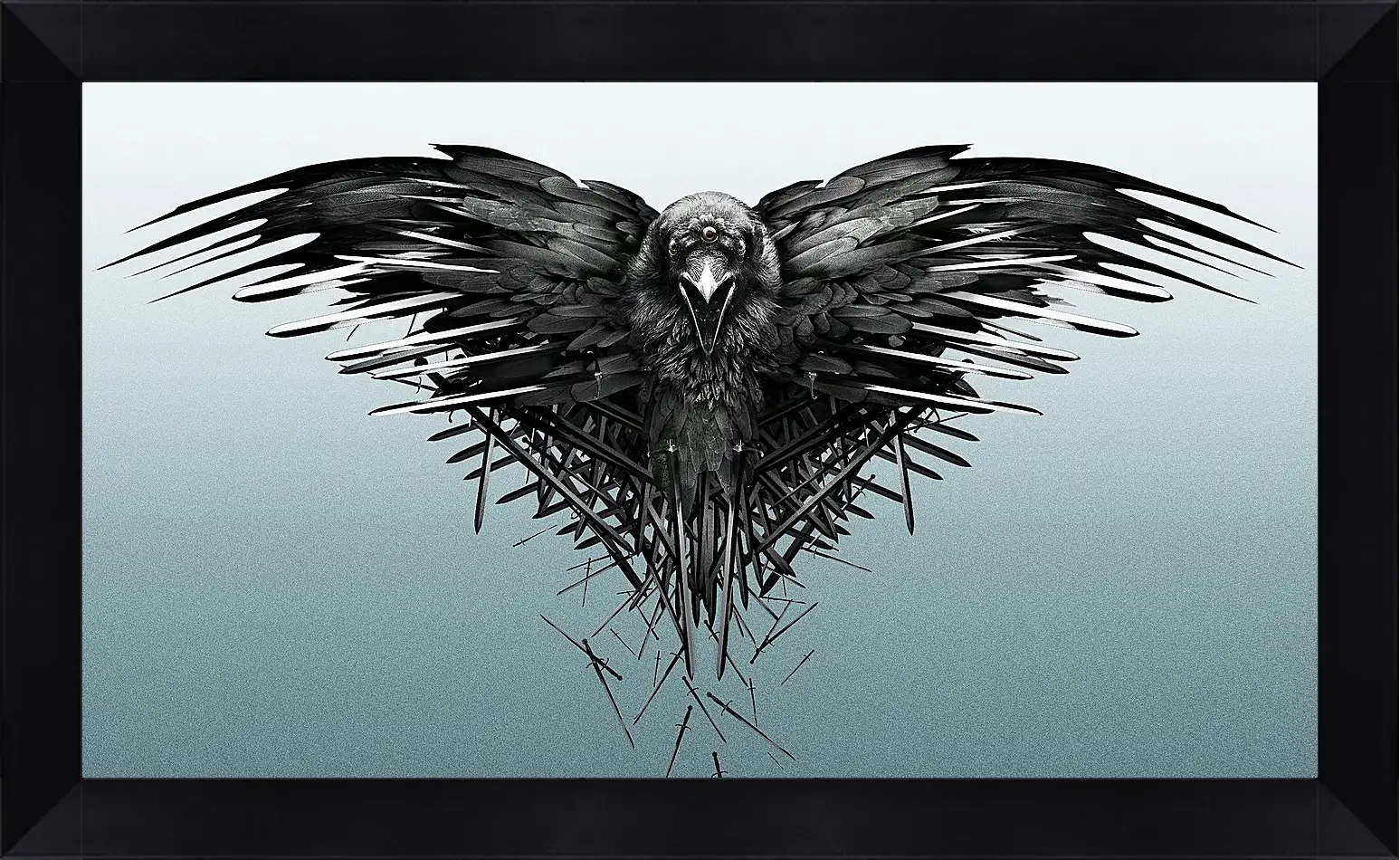 Картина в раме - game of thrones, game, raven
