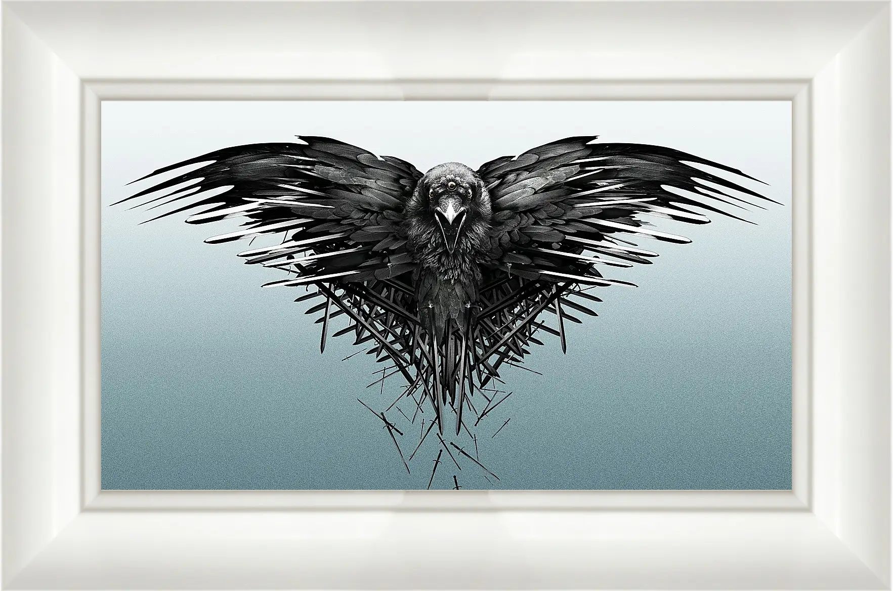 Картина в раме - game of thrones, game, raven
