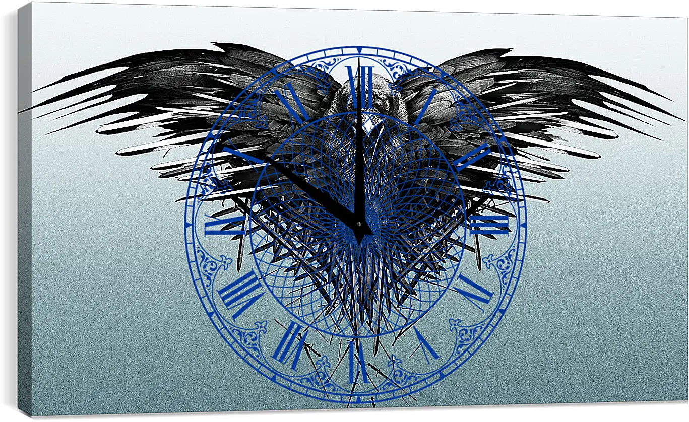 Часы картина - game of thrones, game, raven
