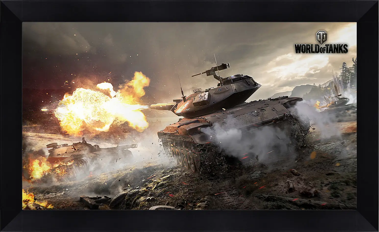 Картина в раме - world of tanks, wargaming net, wot