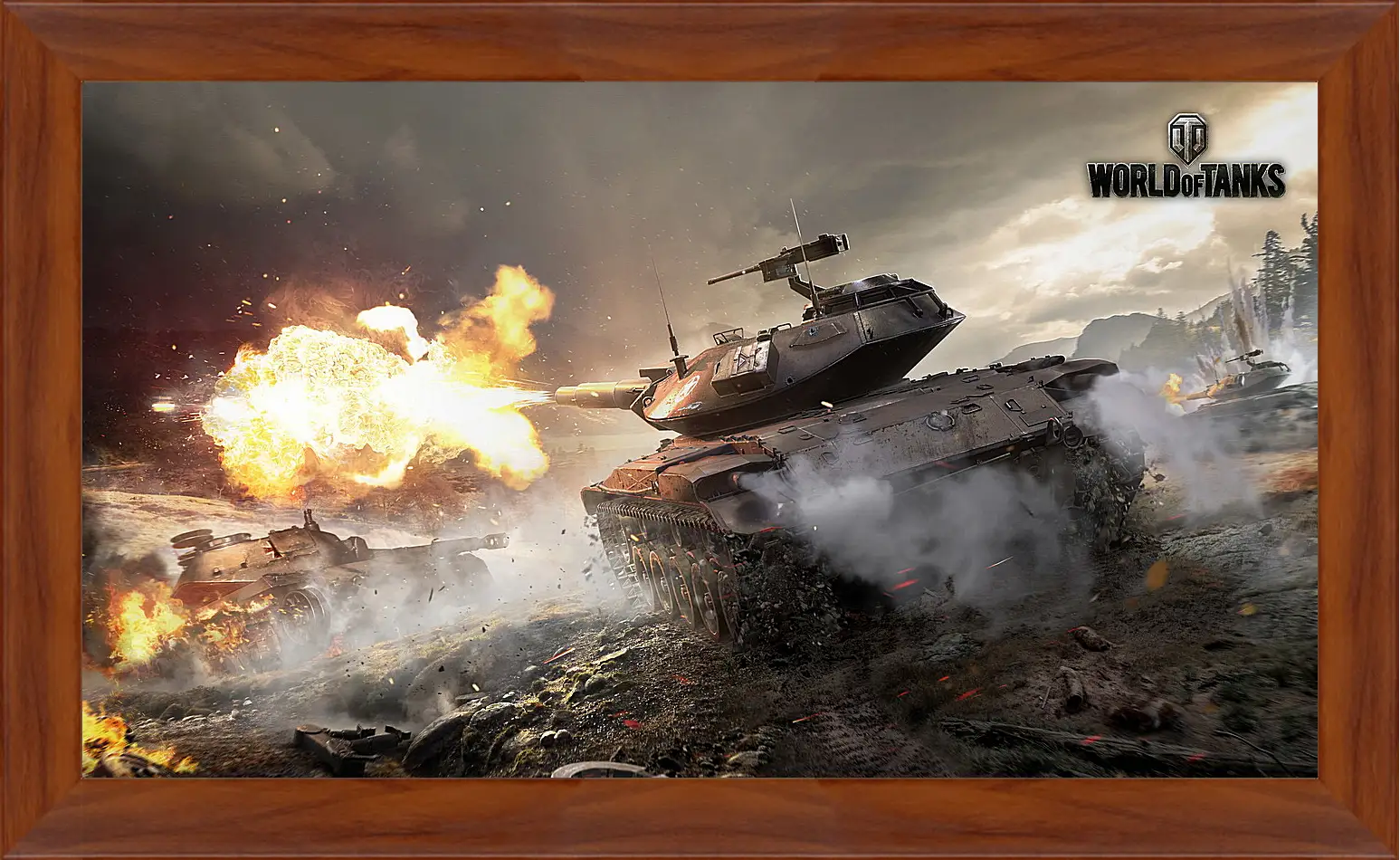 Картина в раме - world of tanks, wargaming net, wot