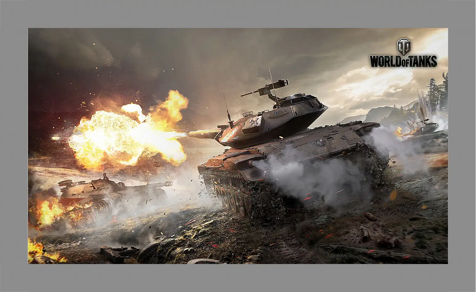 Картина в раме - world of tanks, wargaming net, wot