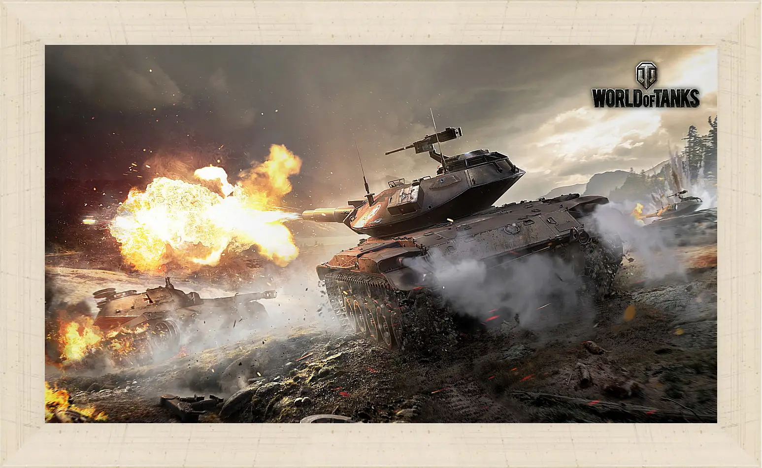 Картина в раме - world of tanks, wargaming net, wot