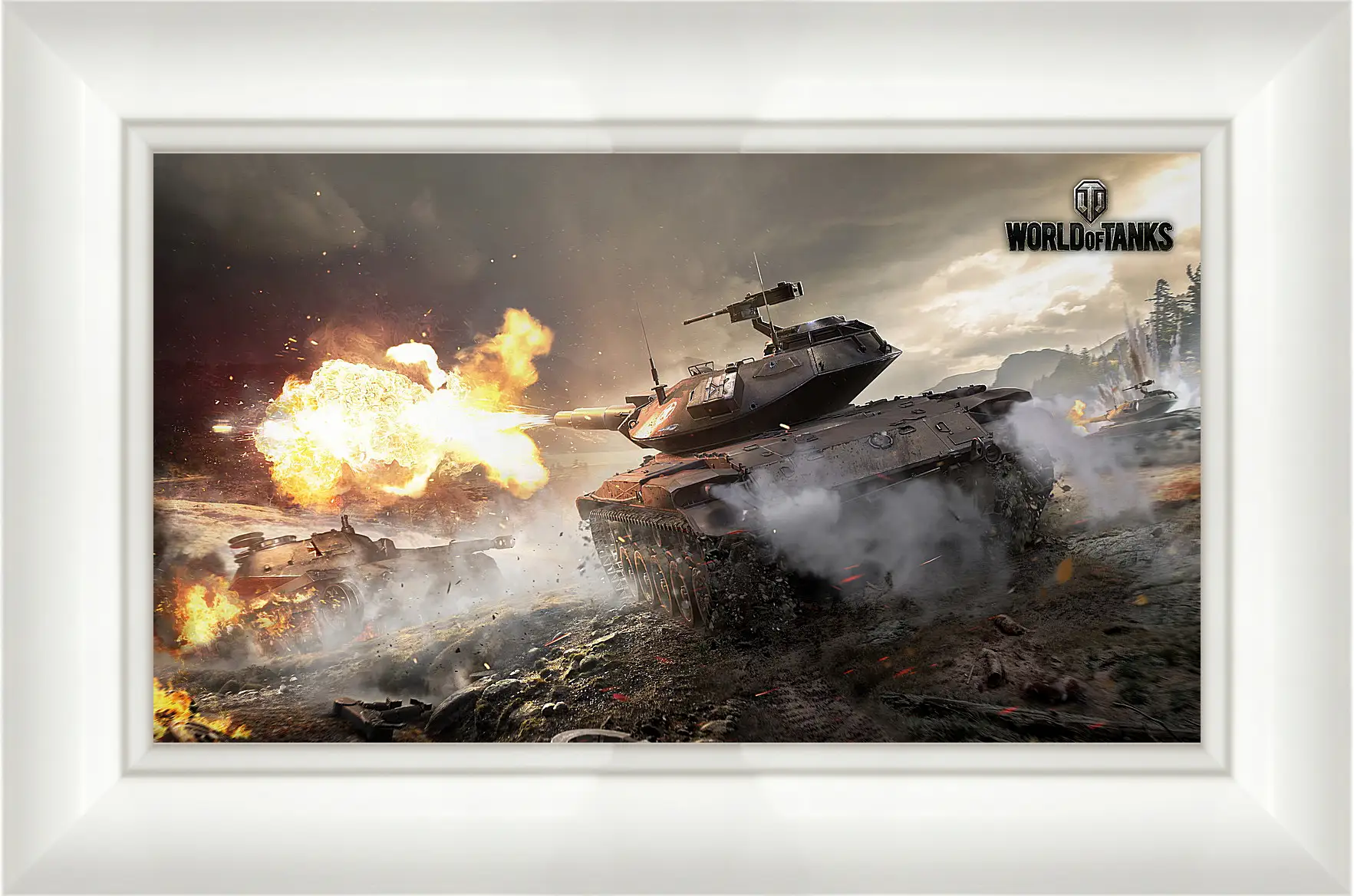 Картина в раме - world of tanks, wargaming net, wot