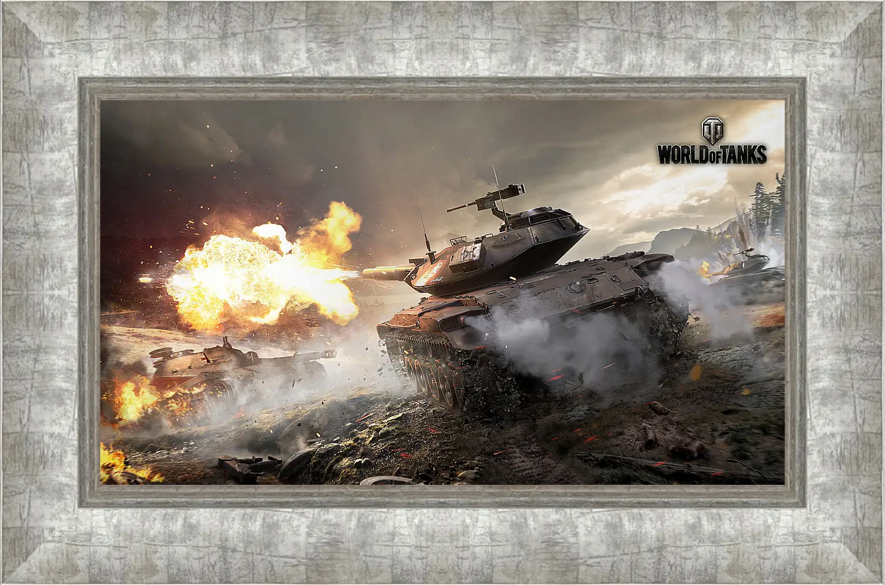 Картина в раме - world of tanks, wargaming net, wot