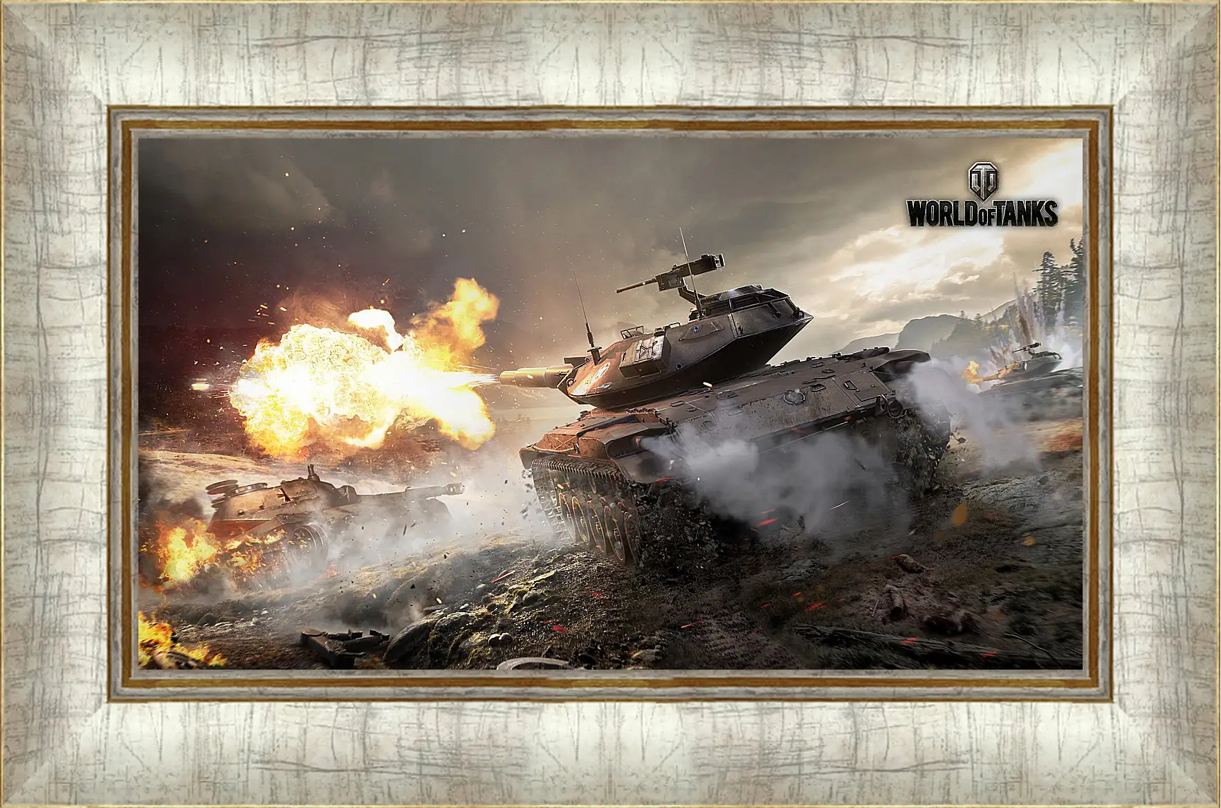 Картина в раме - world of tanks, wargaming net, wot