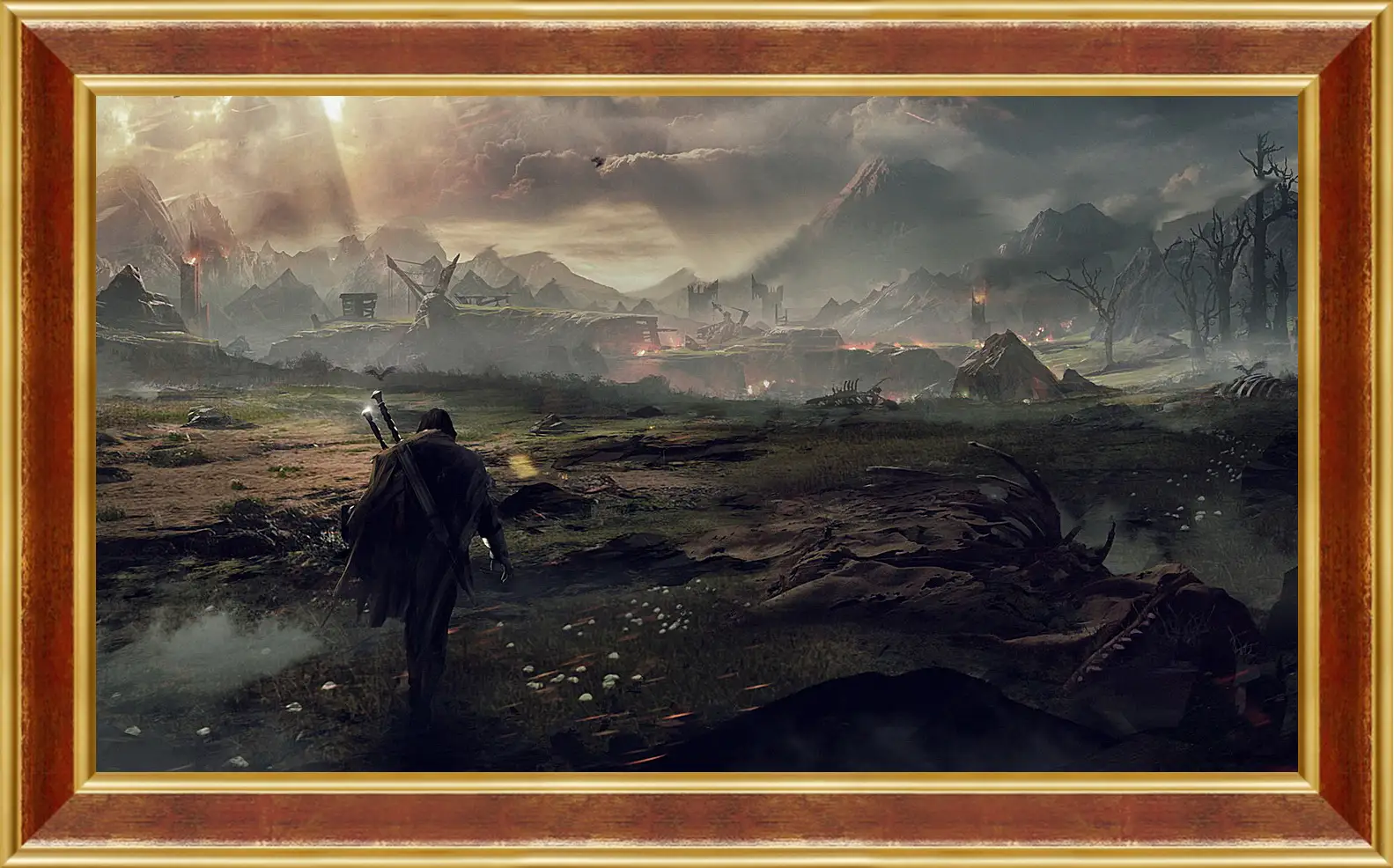 Картина в раме - middle-earth shadow of mordor, the lord of the rings, talion
