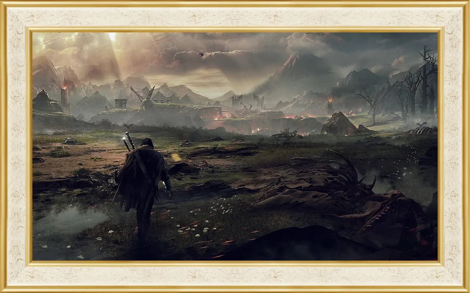 Картина в раме - middle-earth shadow of mordor, the lord of the rings, talion
